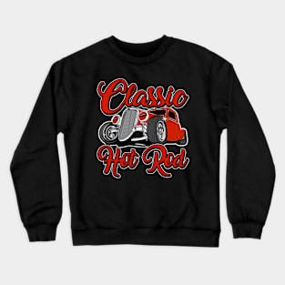 Red Classic Hotrod Crewneck Sweatshirt